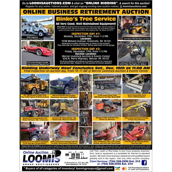 ATTENTION BIDDERS / TERMS AND CONDITIONS