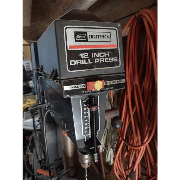 CRAFTSMAN 12 INCH COMMERCIAL FLOOR DRILL PRESS