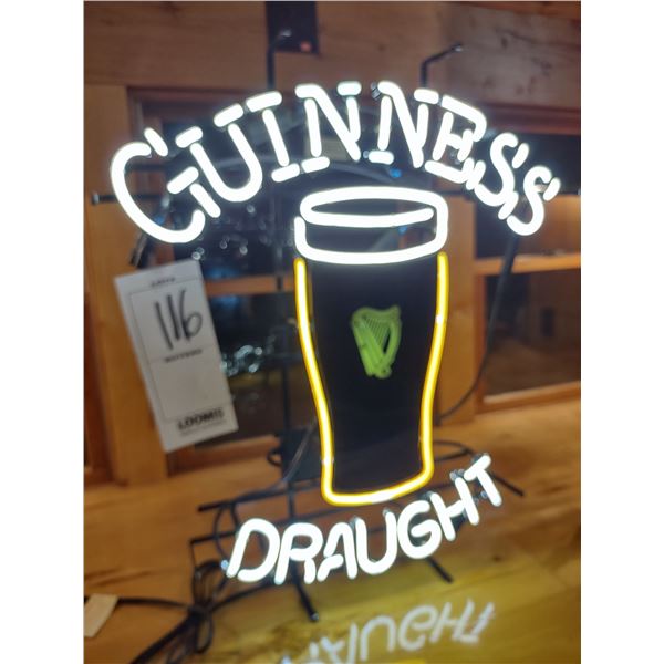 GUINNESS DRAUGHT NEO SIGN 28"H X 25"W