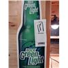 Image 2 : ROLLING ROCK GREEN LIGHT ADVERTISING SIGN, 36"H X 10"W