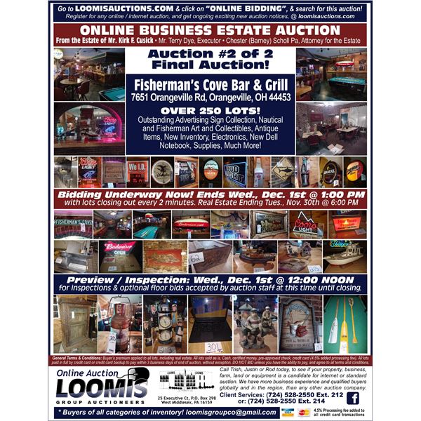 ATTENTION BIDDERS / TERMS AND CONDITIONS