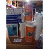 Image 1 : LOT OF ASSORTED PAPER SUPPLIES, CUPS AND STIRRERS