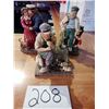 Image 2 : LOT OF 3 RESIN FISHERMAN FIGURINES