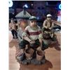Image 2 : LOT OF 3 RESIN FISHERMAN FIGURINES