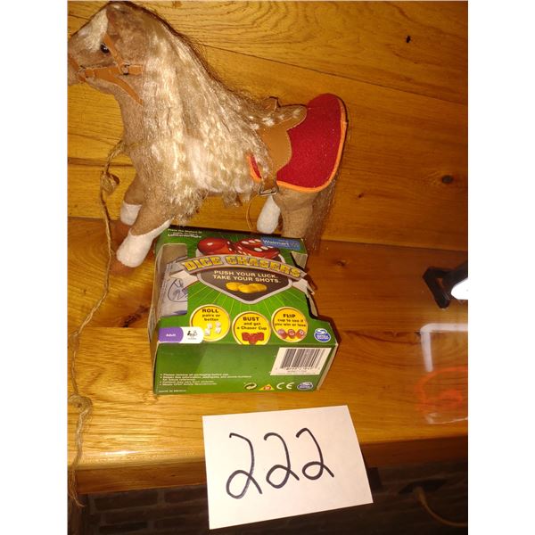 DICE CHASERS GAME AND PLUSH PONY