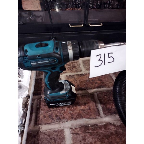MAKITA RECHARGEABLE DRILL, RUNS