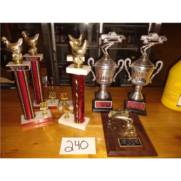 LOT OF 6 TROPHIES