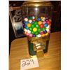 Image 1 : VINTAGE 25 CENT BUBBLE GUM MACHINE