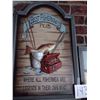 Image 3 : LARGE HAND PAINTED CARVED WOOD "BEST FISHERMAN'S PUB" SIGN, 28"T