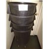 Image 1 : COMMERCIAL TRASH CANS ON WHEELS (X4)