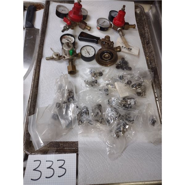 LOT OF BEER TAP PARTS
