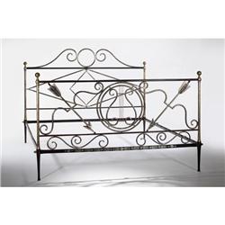 Italian bed from the Villa Fornasetti, Varenn