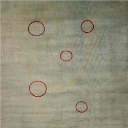 Iranian carpet c. 1930 hand-knotted wool