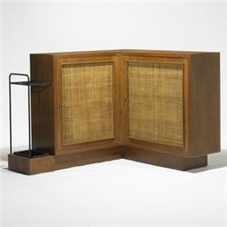 Jean  Royre corner cabinet France, 1949 oak,
