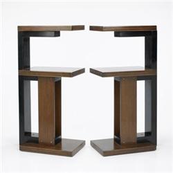 Andre Sornay occasional tables, pair France,