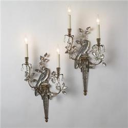 Maison Bagus sconces, pair France, c. 1945 g