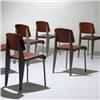 Image 2 : Jean Prouve  Standard chairs no. 305, set of