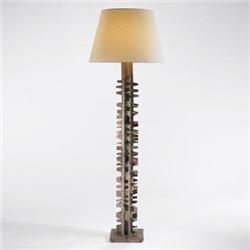 Herve Gaspard floor lamp France, c. 1965 glaz