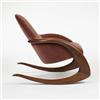 Image 1 : Wendell Castle Crescent Rocker USA carved wal