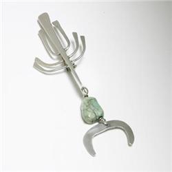 Ed Weiner brooch USA, c, 1950 sterling silver