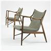 Image 1 : Finn Juhl 45 Chairs, pair Niels Vodder Denmar