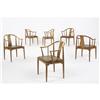 Image 1 : Hans Wegner Chinese chairs no. 4, set of six