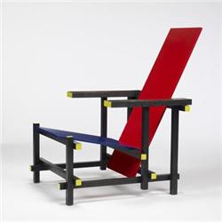 Gerrit Thomas Rietveld Red Blue chair G.A. va