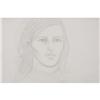 Image 1 : Alex Katz b. 1927 Almond 2001 graphite on pap