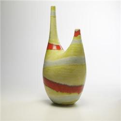 Guido Gambone vessel Italy, c. 1965 glazed st