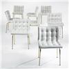 Image 1 : Rene-Jean Caillette dining chairs, set of ten