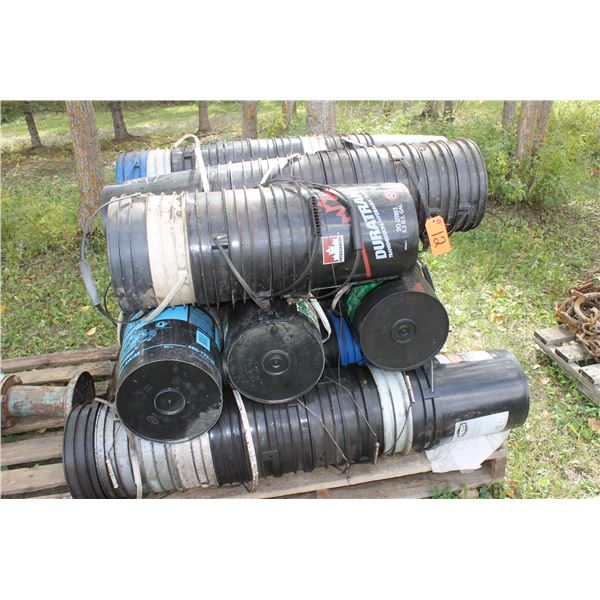 5 Gal Plastic Pails, Approx 85