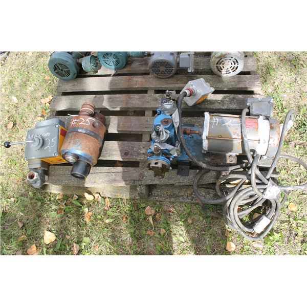 Approx 7 Electric Motors & Pumps, 1/2 HP to 1 HP