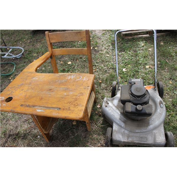 Mastercraft 3.5 HP Push Mower, Runs.