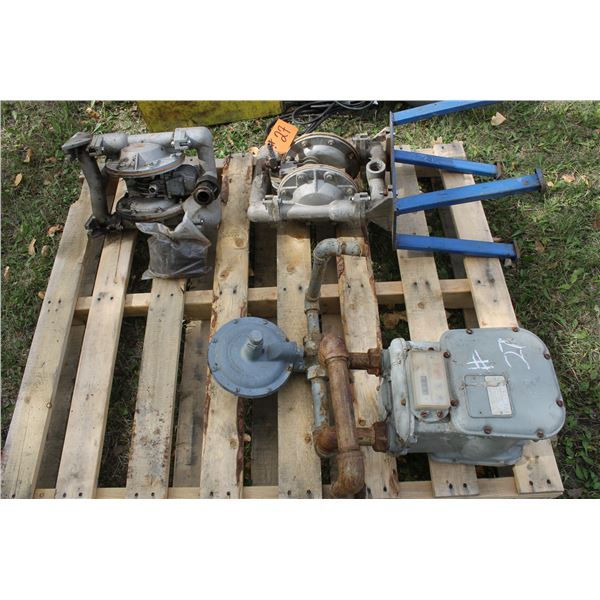 Gas Meter & 2 Pneumatic Pumps