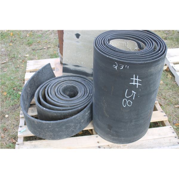 Qty of Belting, Roll of Flashing