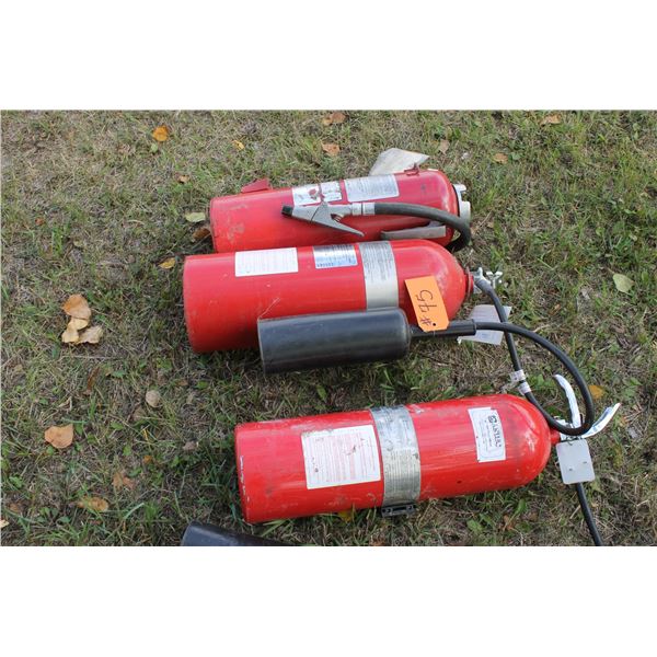 3 - 20LB Extinguishers, Class B & C