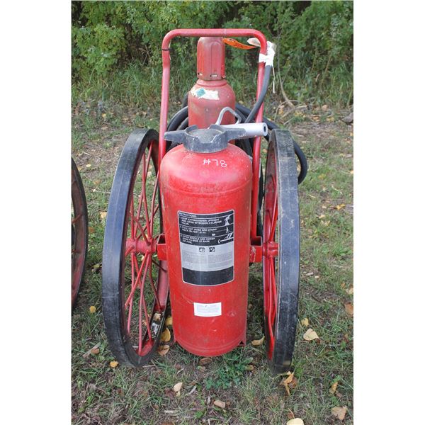 New Wheeled Dry Chem Extinguisher