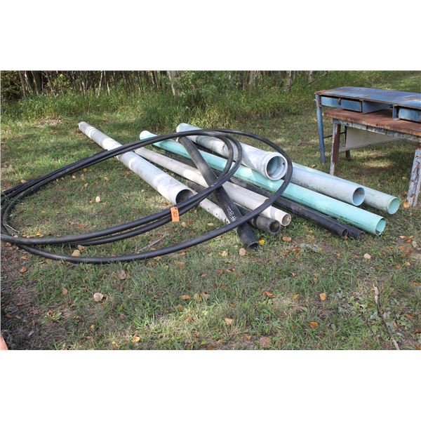 Qty of Sewer & Water Pipe, ABS & PVC