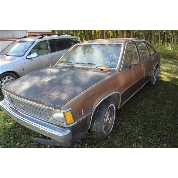 1981 Chev Citation, V6, Ran when Parked, Poor Trans selling for parts