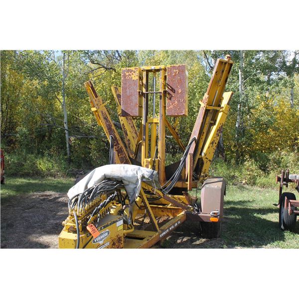 Vermeer Tow Behind Tree Spade, Model # TS-44A, c/w gas Eng, Has Had Limited Use, V.G. Cond