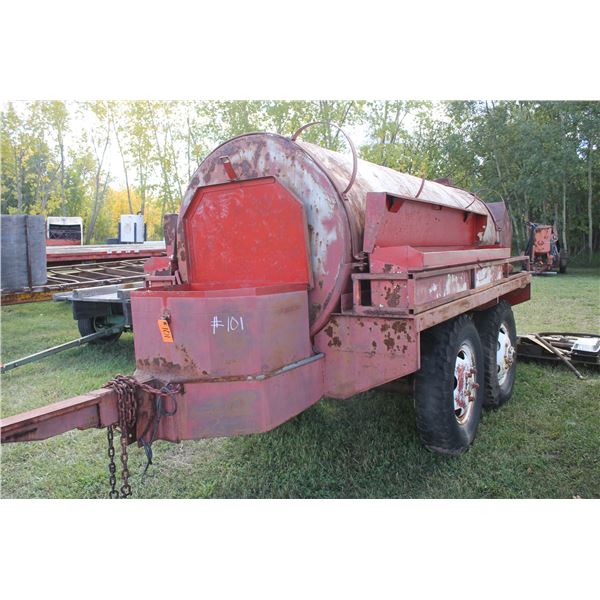 1000 Gal Tandem Fire wagon, c/w 2" High Volume Wajax Pump