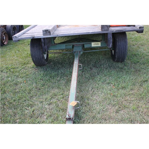 8' X 15' 6 Ton Martin Wagon, Kingpin Steering, V.G. Cond