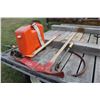 Image 1 : Firefighting Equip, c/w 2 Fire Axes, 1 Water Tank, 1 Fire Pump