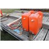 Image 1 : Firefighting Equip, c/w 2 Fire Axes, 2 Water Tanks, 2 Fire Pumps