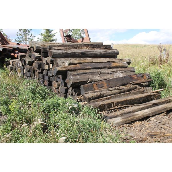 Large Qty of Railroad Ties