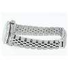 Image 4 : Rolex Ladies Stainless Steel Silver Star Pyramid Diamond Datejust Wristwatch