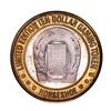 Image 1 : .999 Silver Horseshoe Las Vegas, Nevada $10 Casino Limited Edition Gaming Token
