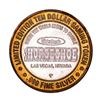 Image 2 : .999 Silver Horseshoe Las Vegas, Nevada $10 Casino Limited Edition Gaming Token