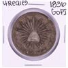 Image 1 : 1836 GoPJ Mexico 4 Reales Silver Coin