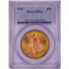 Image 1 : 1924 $20 St. Gaudens Double Eagle Gold Coin PCGS MS64